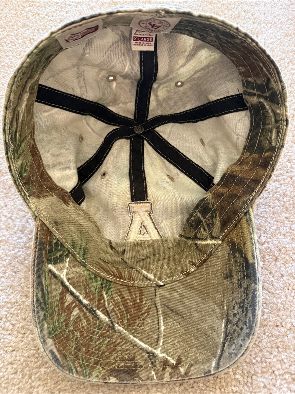 ASU Collegiate Camouflage Baseball Cap - Picture 3 of 5